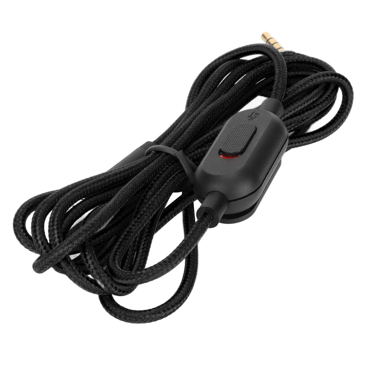 Schwarzes, Geflochtenes Gaming-headset-kabel – Lautstärke-/stummschaltung Für Logitech G Pro X/g433/g233