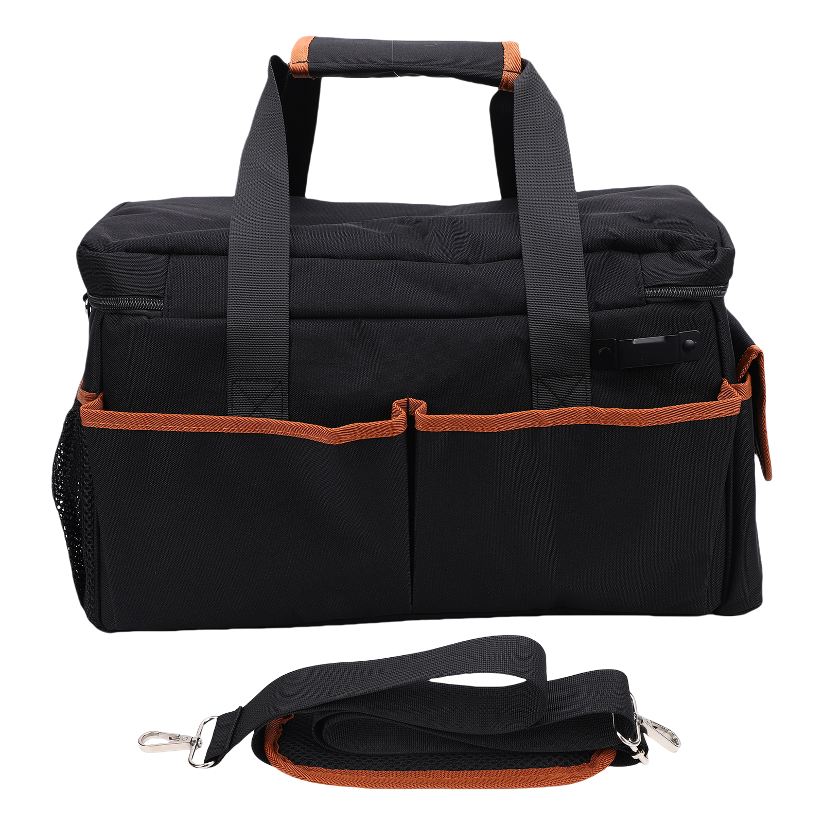 Werkzeugtasche (43 Cm), Robuste Tragetasche, Aufbewahrungsorganizer, Strapazierfähiges Oxford-gewebe, 20 Taschen, Verstellbarer Schultergurt Für Elektriker, Mechaniker Und Reparaturarbeiter.