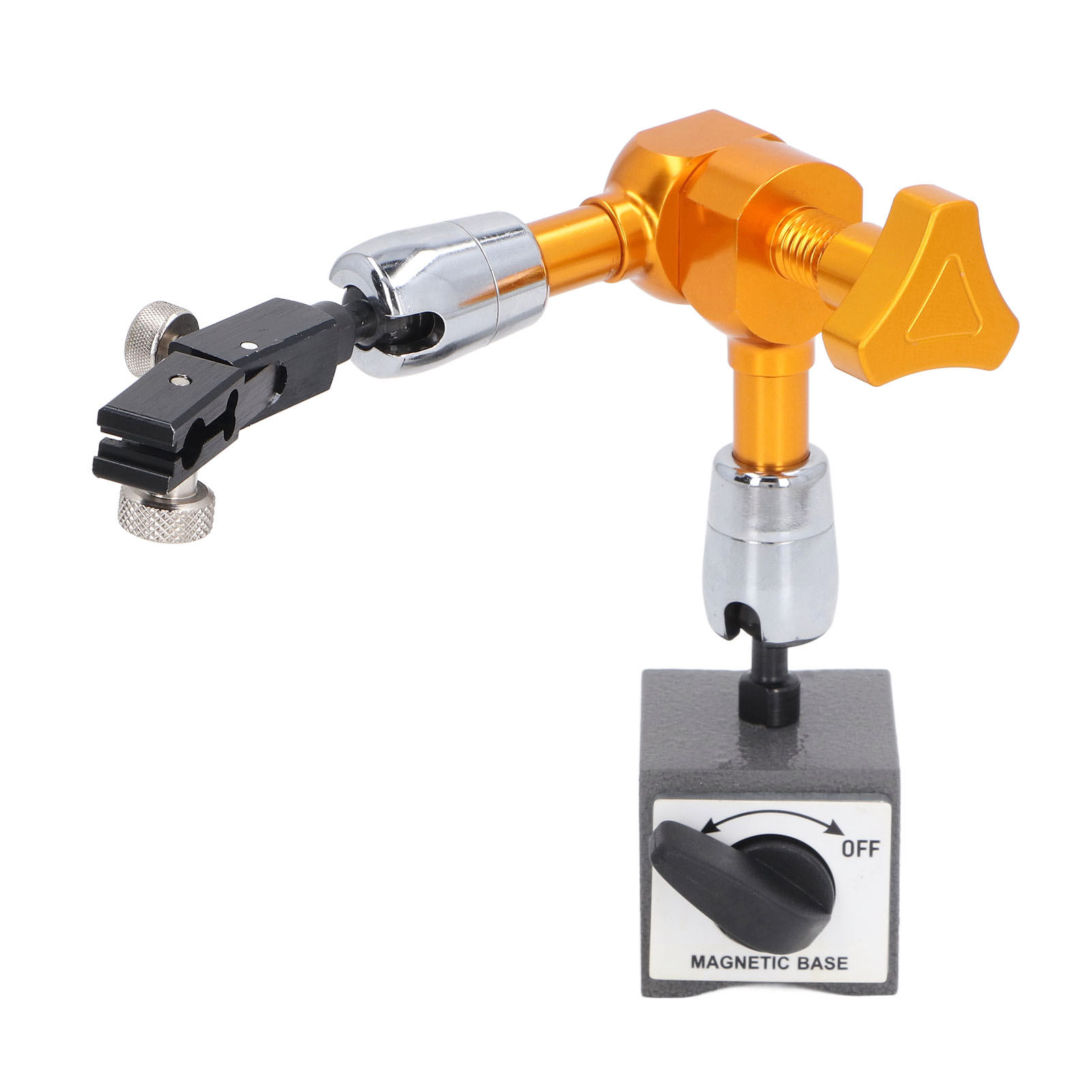 Halterung Für Messuhr, Leistungsstarker Magnetischer Flexarm, Universelle Stützbasis Für Die Bearbeitung.