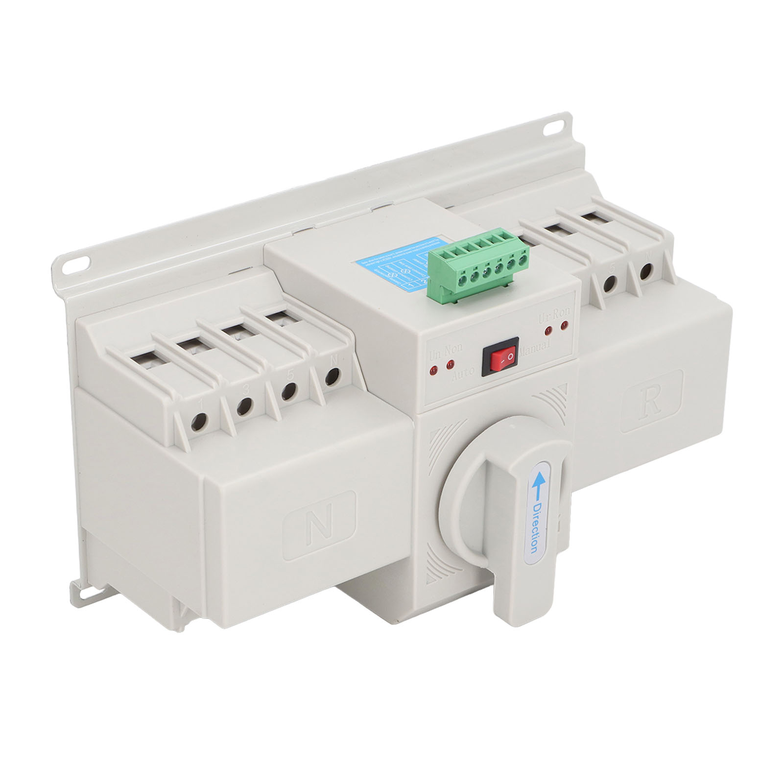 Automatischer Umschalter Für Zwei Stromversorgungen (400v), Mini 4p Ats Cb Micro Für Haushalte, Einkaufszentren Und Mehr (63a).
