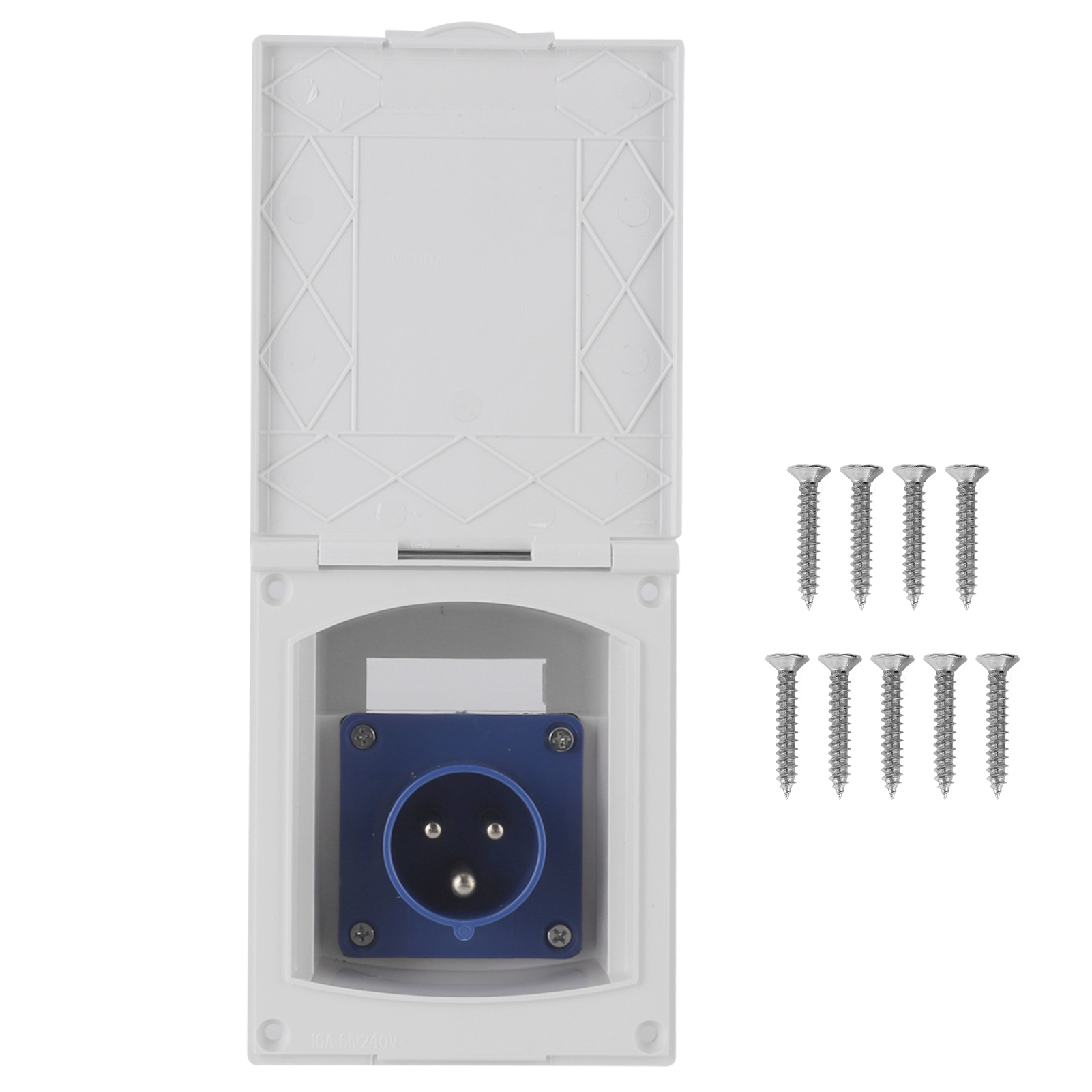 Wasserdichte 16a 220-240v Steckdose – 3-poliger Weiblicher Stecker Für Wohnmobile
