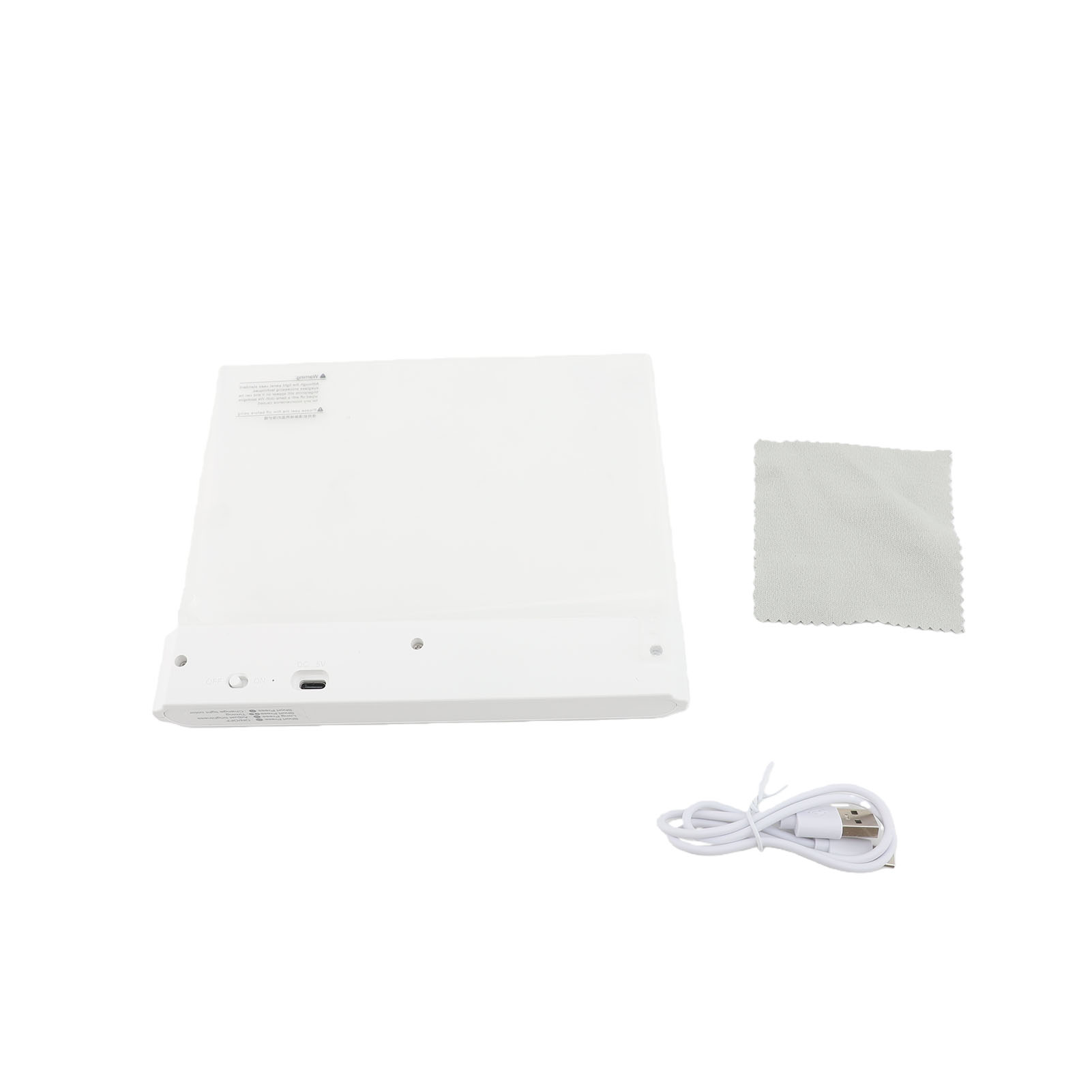 Wiederaufladbare Led-leselampe – 3 Farben, Timer, Weiß