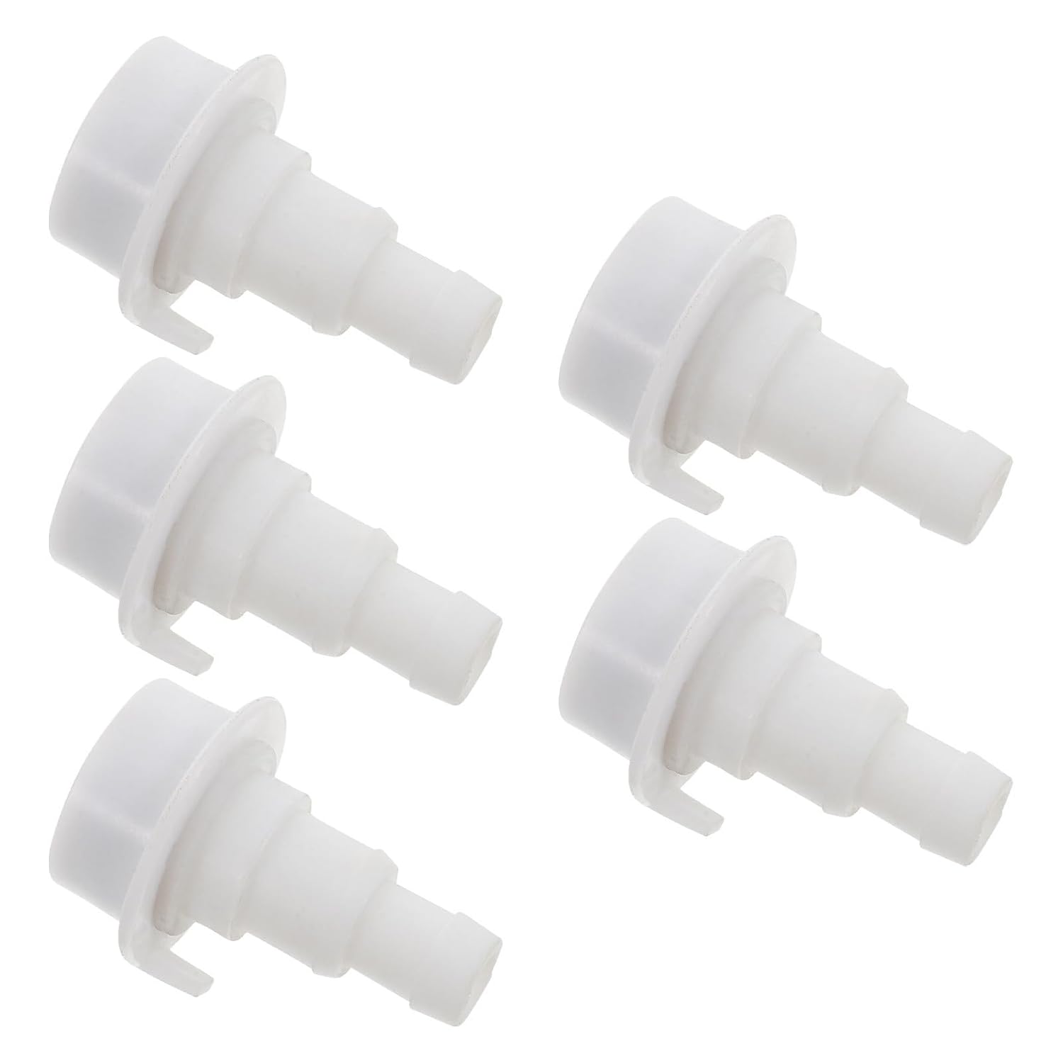 1/2 Zoll Weiße Metall-schnellkupplungen Für Waschmaschinen (5er-pack)