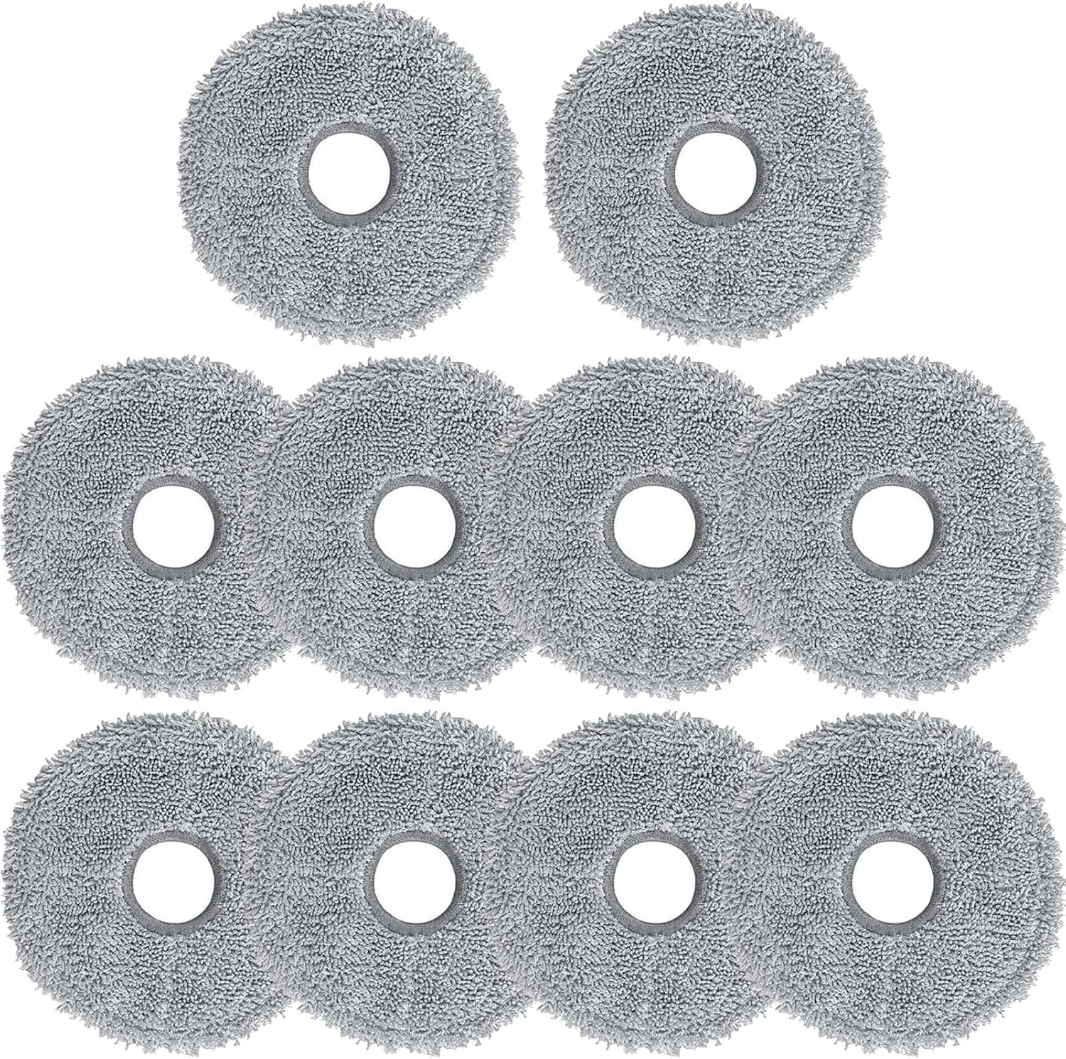 10 Stück Wischtücher Für Dreame X40 Ultra/x30 Ultra/l10s Ultra/l10s Pro Ultra Heat /l20/l30/l40 Ultra/x50 Ultra Saugroboter, Neues Verbessertes Ersatz Wischpads Waschbar Zubehör Set