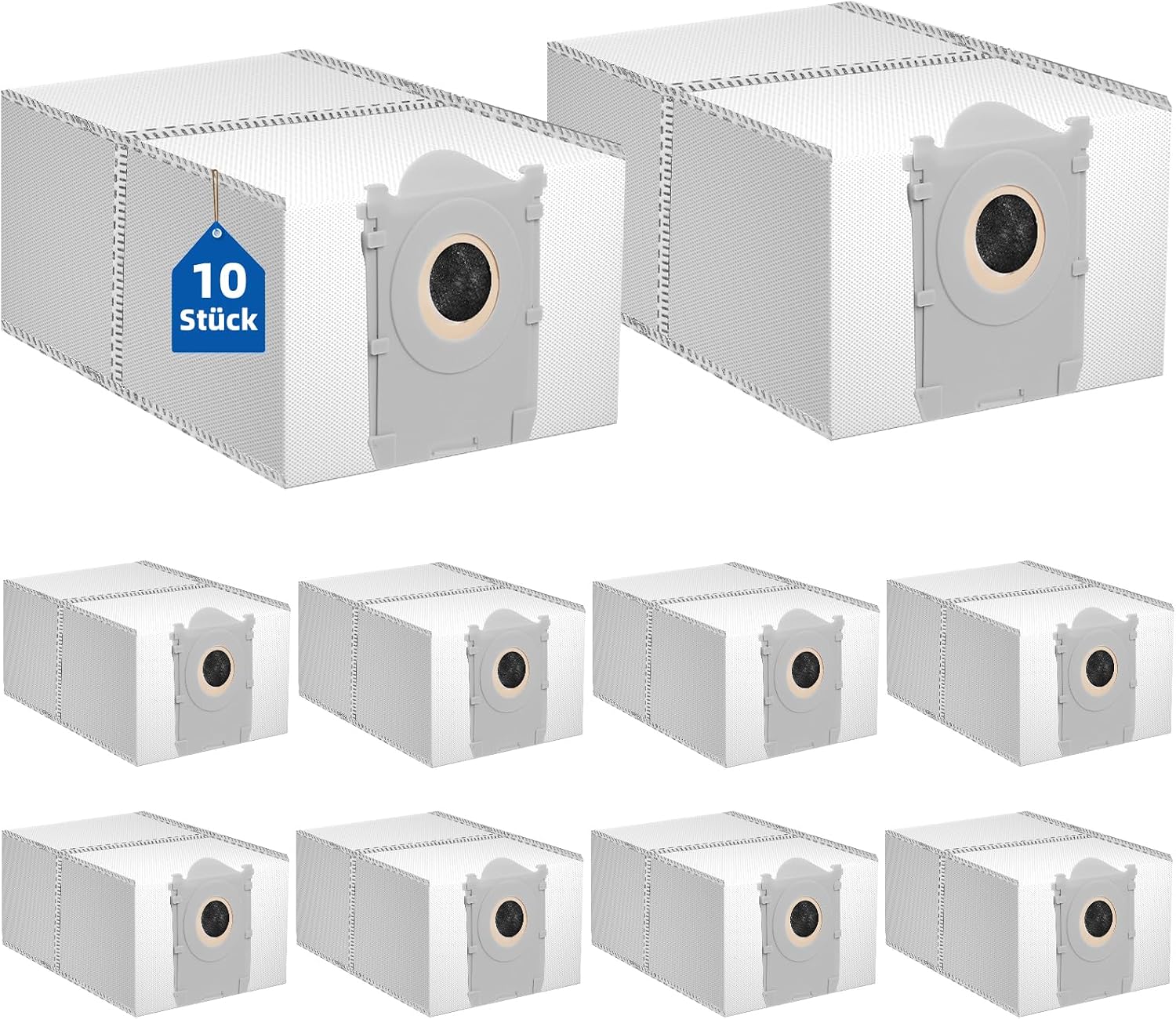 10 Stück Staubbeutel Für Ecovacs Deebot Serie Staubsauger Roboter Beutel Für Ecovacs Deebot X8 Pro Omni /x9 Pro Omni /x11 Pro Omni /x12 Pro Omni /t30c /t50 Omni /t80 Omni/t90 Omni Saugroboter