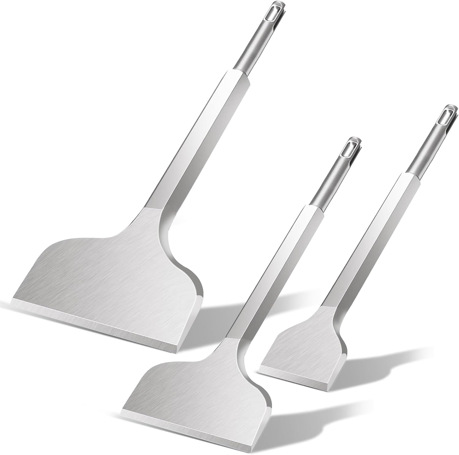 Sds Plus Meißel Set - 3tlg. 100mm + 75mm + 40mm,sds Plus Meißel Für Fliesen, Fliesenkleber, Beton, Naturstein, Mauerwerk Usw. Entfernen- Premium Fliesenmeißel
