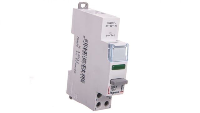 Modulartaster 20A 1Z mit LED-Lampe 110/400V grün LP471 412920