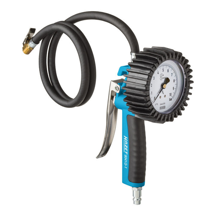 [neuwertig] B-ware Hazet Druckluftreifenfüller 9041-g1 Reifenpumpe Manometer 0-10bar 1000mm
