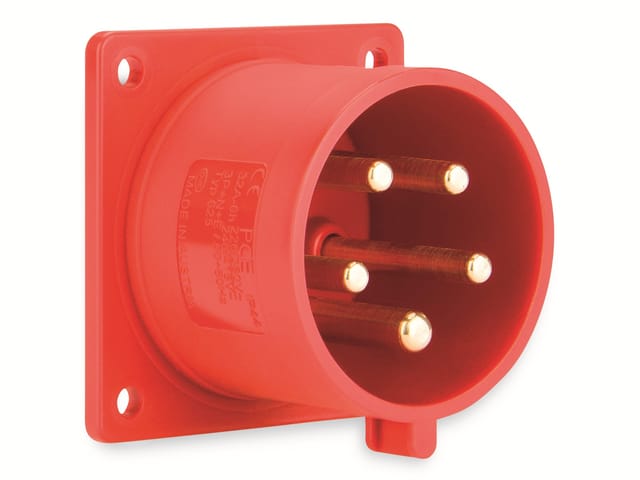 Pce - Cee-anbaustecker 5-polig, 16 A, 400 V, Ip44