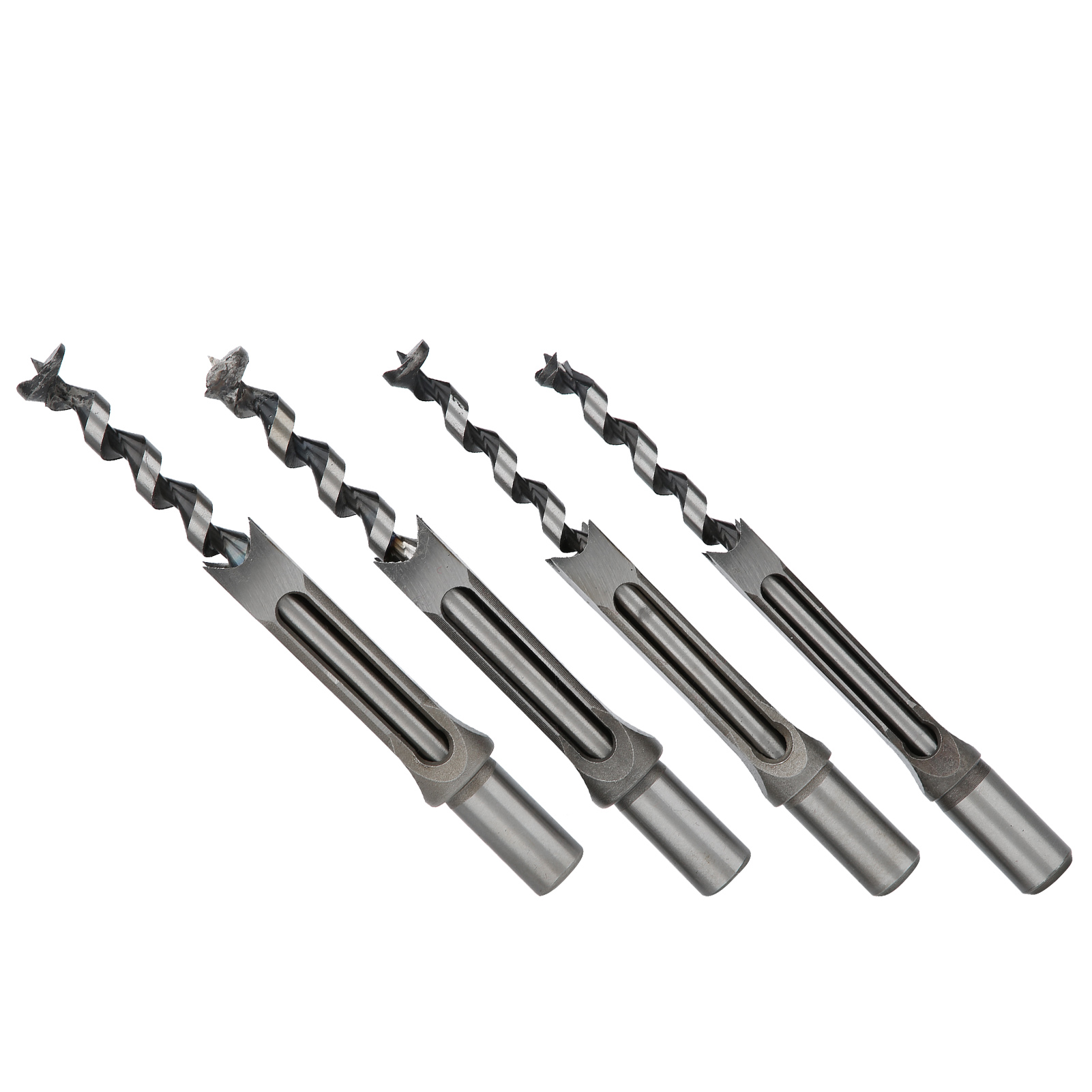 4-teiliges Set Mit 14–19 Mm Vierkant-holzbohrern Aus Kugelgelagertem Stahl
