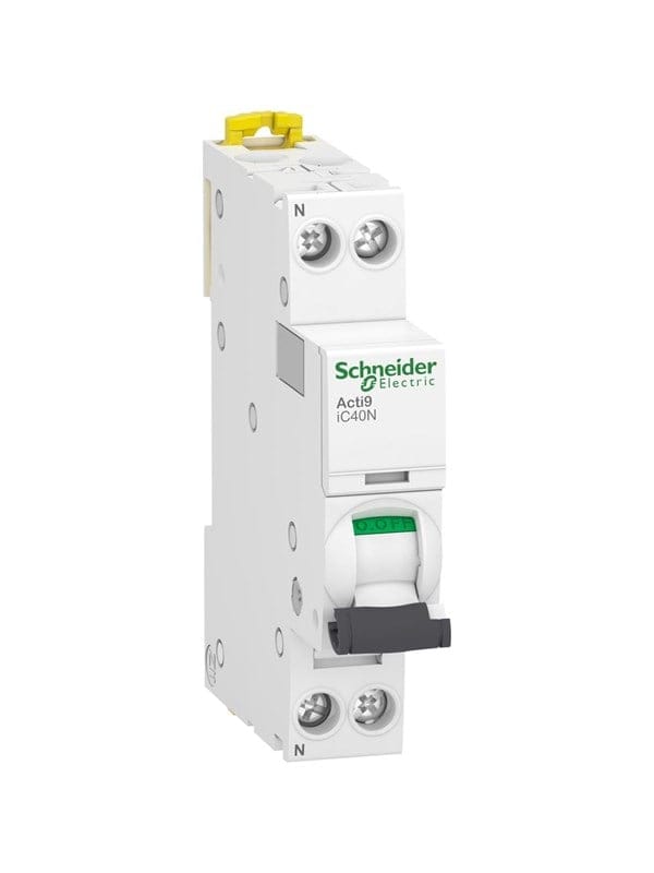 Schneider Electric A9 IC40N 1PN C 13A 6000A/10KA (A9P54613 CLARIO)