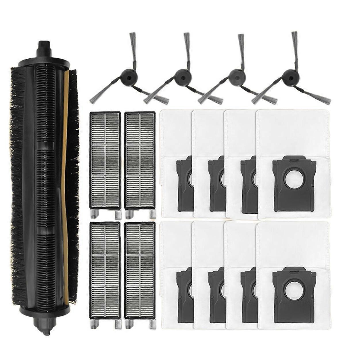 Ersatzteile Für Den Saugroboter Z50 Ultra: Hauptwalze, Seitenbürste, Hepa-filter, Staubbeutel, Reinigungstuch Und Zubehör.