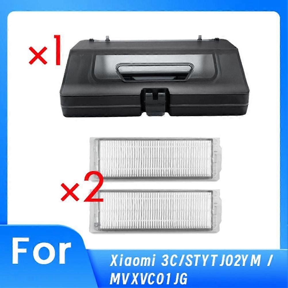 2-in-1 Wassertank Und Staubbehälter Mit 2 Filtern Für Xiaomi 3c/stytj02ym