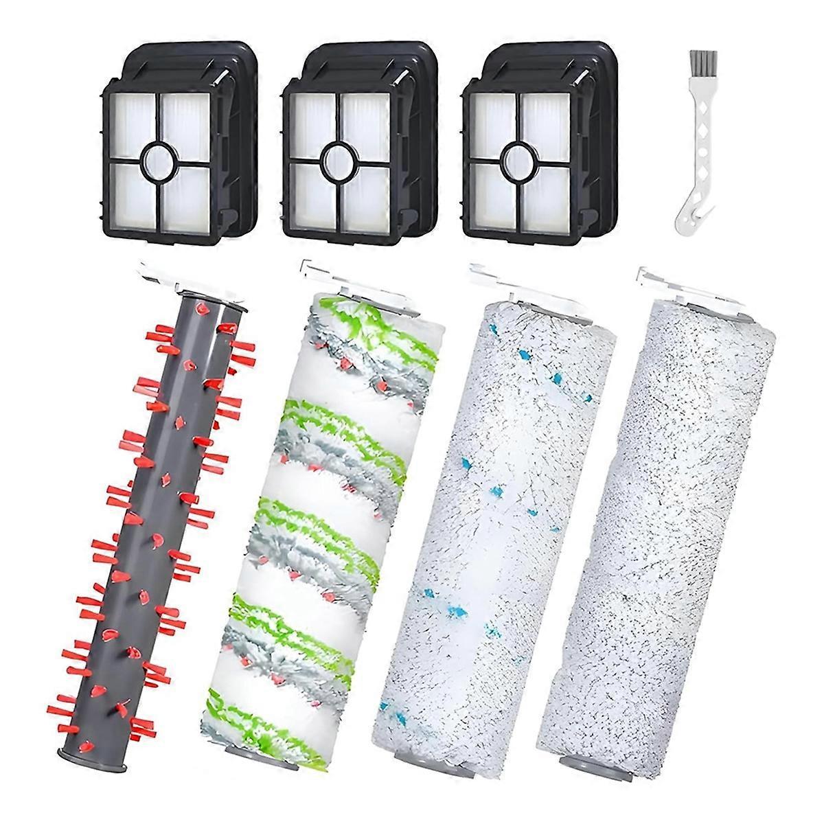 Set Mit 7 Rotierenden Bürsten Und Ersatzfiltern, Kompatibel Mit Dem Saugroboter Crosswave 2554 2554a