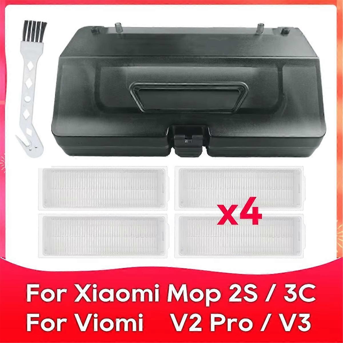 2-in-1 Wassertank Und Staubbehälter, Kompatibel Mit Den Saugrobotern Mop 2s, Mop Pro Styj02ym, S10, S12, 3c, V2 Und V3.