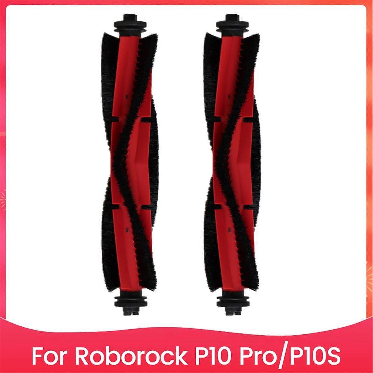 Set Mit 2 Ersatzteilen, Kompatibel Mit Den Staubsaugern P10 Pro/p10s: Hauptbürste Und Rotierende Bürste Für Eine Effiziente Reinigung Des Haushalts.
