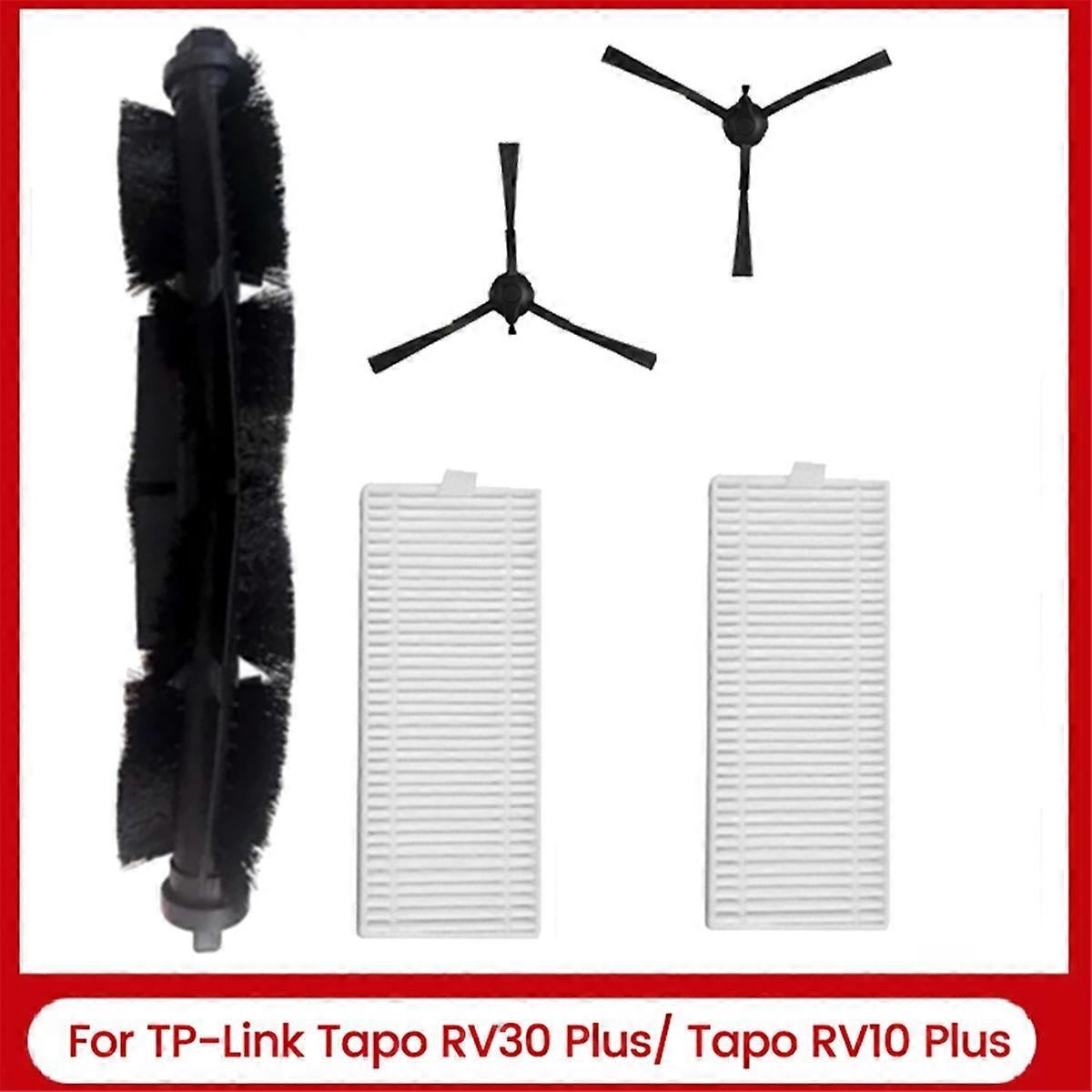 Set Mit 5 Ersatzteilen, Kompatibel Mit Den Staubsaugern Rv30 Plus / Rv10 Plus: Zubehör, Filter Für Haupt- Und Seitenbürste.