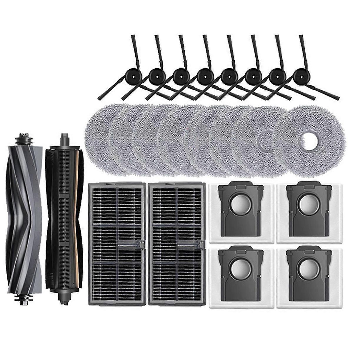 Ersatzteile Für Den Saugroboter P50 Pro Ultra / P50 Ultra: Hauptseitenbürste, Hepa-filter, Reinigungstuch Und Staubbeutel