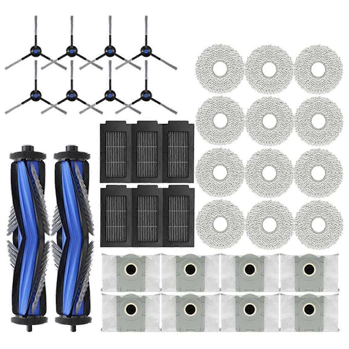 Ersatzteile Für Den Saugroboter T50 Pro Omni / T50 Omni: Haupt- Und Seitenbürsten, Hepa-filter, Reinigungstücher, Staubbeutel