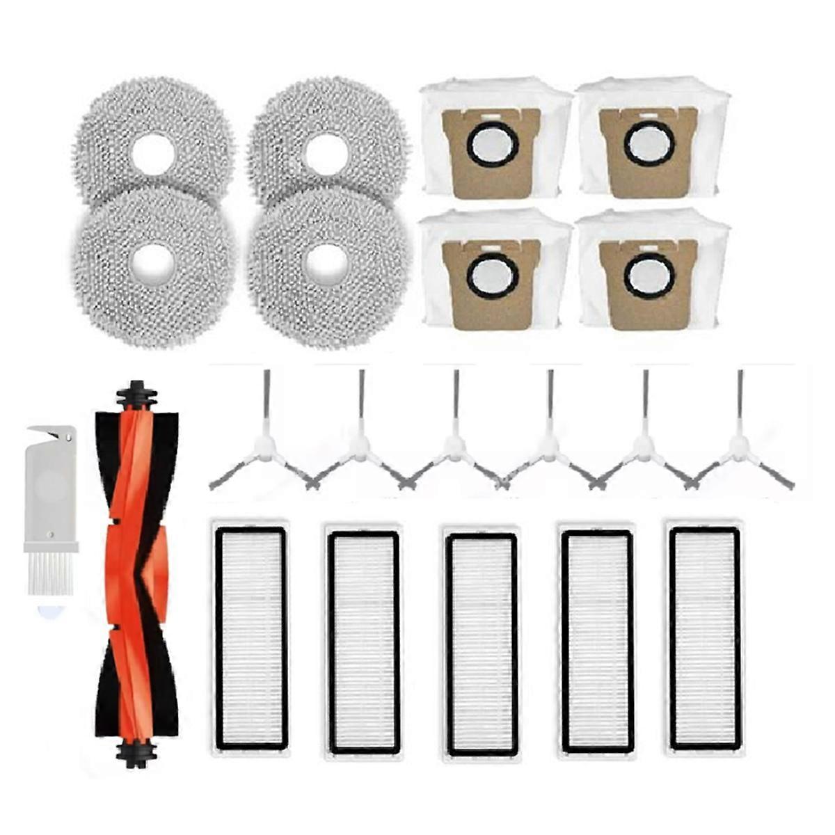 Zubehör Und Ersatzteile Für Die Saugroboter X10+ / X20+ / X20 Plus: Hauptbürste, Reinigungstuch, Staubbeutel Und Filter