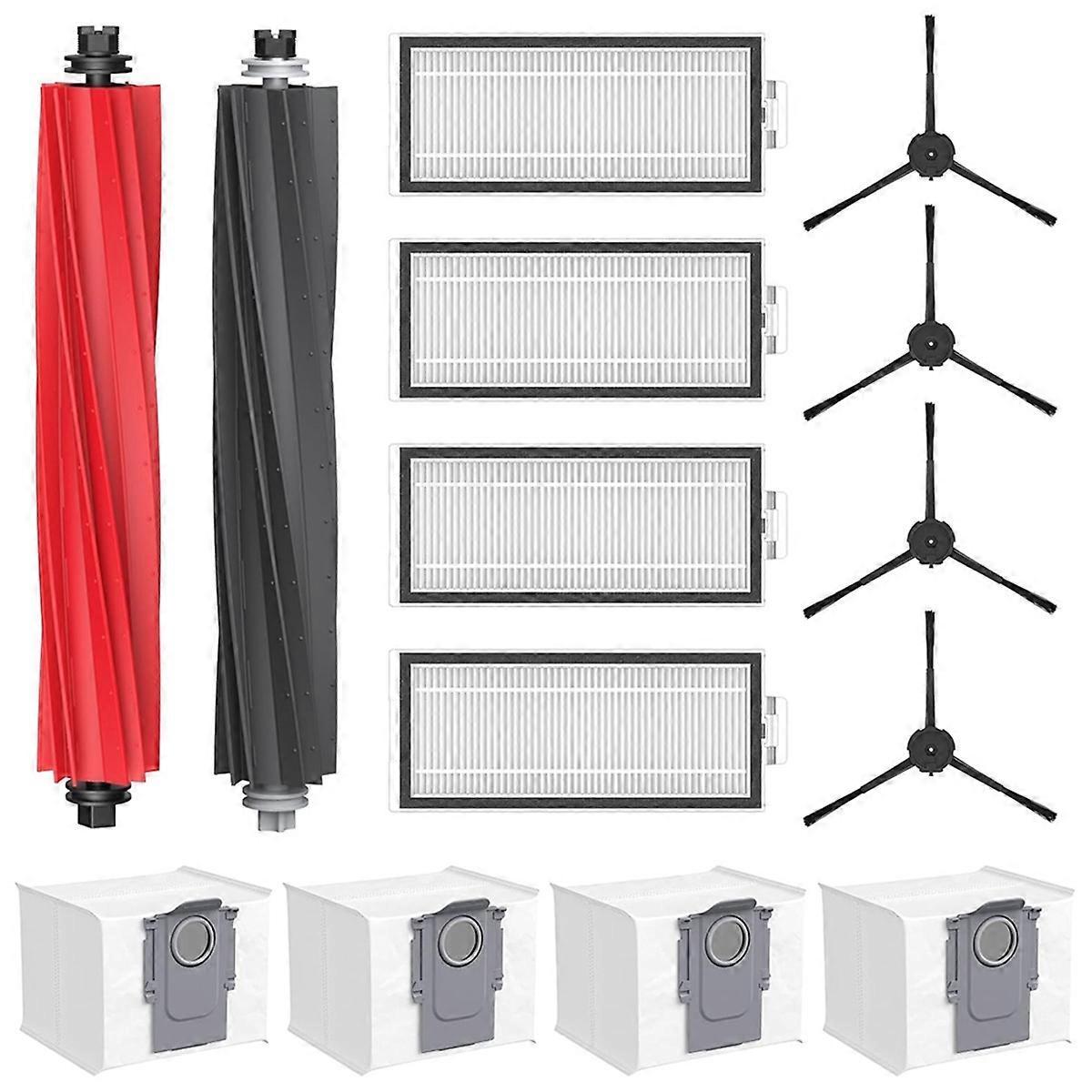 Für Die Saugroboter Q5 Max+, Q5 Pro+ Und Q8 Max+: Hauptseitenbürste, Hepa-filter Und Ersatzstaubbeutel