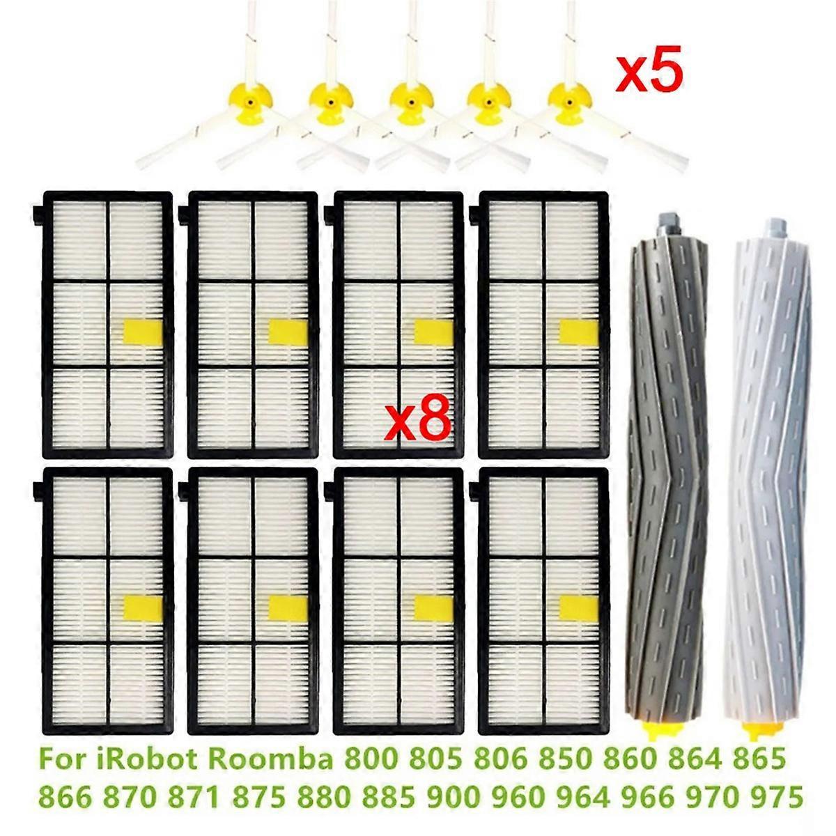 Hauptseitenbürsten Für Hepa-filter, Kompatibel Mit Den Modellen 800, 805, 806, 850, 860, 864, 865, 866, 870, 871, 875, 880, 885, 960 Und 964