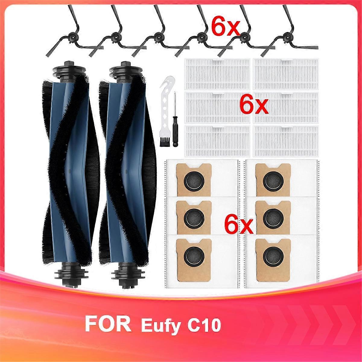 Set Mit 22 Ersatzteilen, Kompatibel Mit Dem Zubehörset Für Den Saugroboter C10, Der Rotierenden Bürste Und Dem Hepa-filter