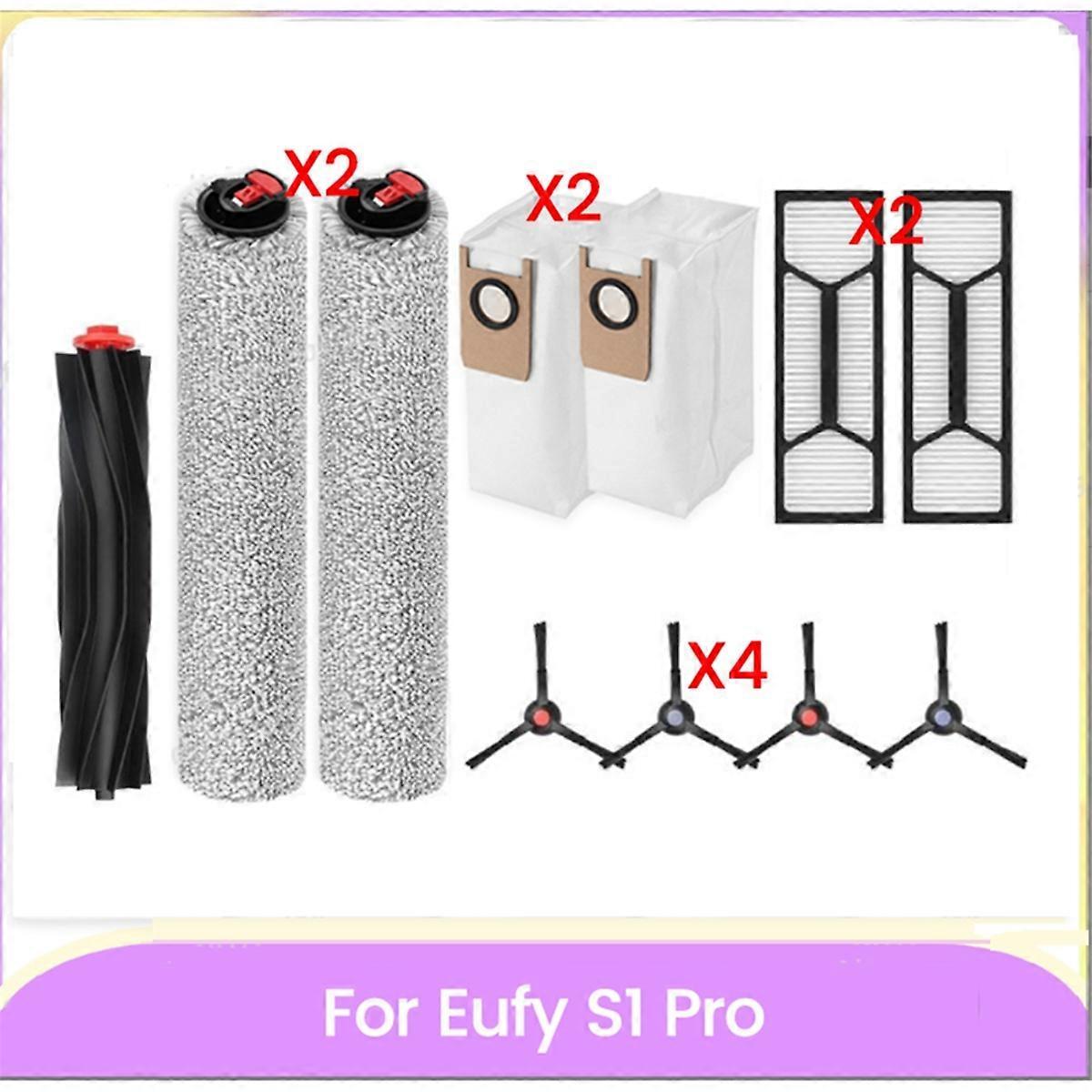 11-teiliges Set – Hauptseitenbürste, Walze, Hepa-filter Und Staubbeutel Für Den Staubsauger S1 Pro – Ersatzteile Und Zubehör