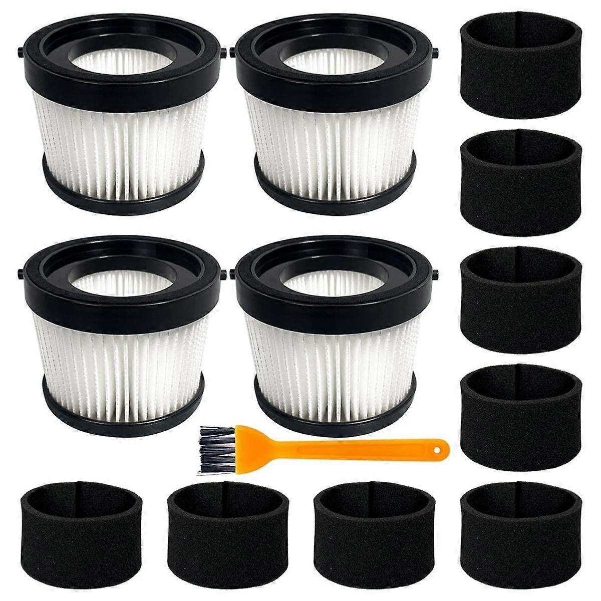 4er-pack Dcv5011h Hepa-filter, Kompatibel Mit Dem Kabellosen Handstaubsauger Dcv501hb, Inklusive 8 Schaumstoff-schutzhüllenfilter Und 1 Br-filter