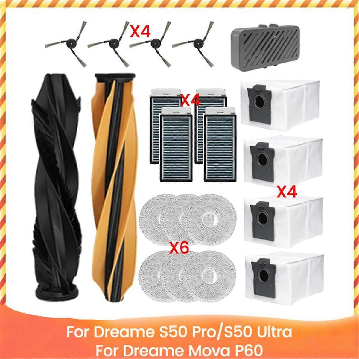 Zubehörset Für S50 Pro/s50 Ultra/p60: Hauptbürste, Staubsaugerbeutel, Filter, Reinigungstücher, Geruchsneutralisierungsmodul
