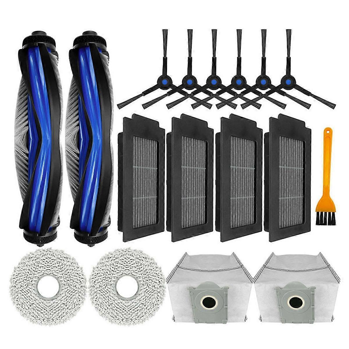 Hauptbürste, Hepa-filter, Seitenbürste, Staubbeutel Und Reinigungstücher Für Den Saugroboter T50 Pro – Ersatzteile