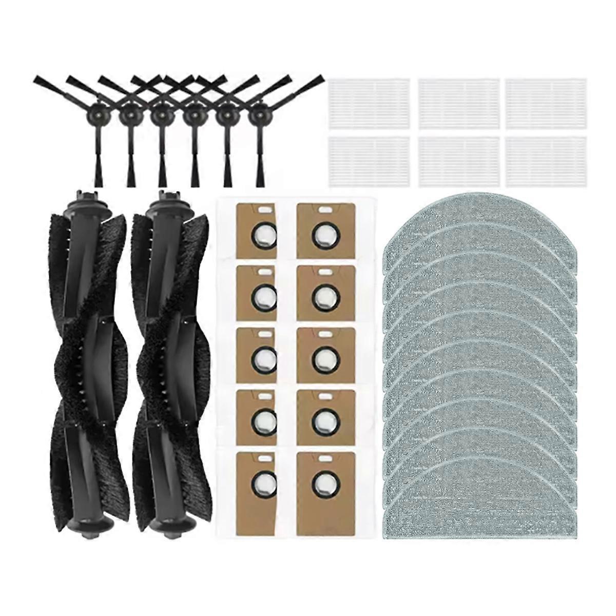 34-teiliges Zubehör Für Die Staubsauger R1 Edge / R1d Edge, Miwhole M9 Lite Und Eve: Bürste, Tuch, Filter Und Staubbeutel.
