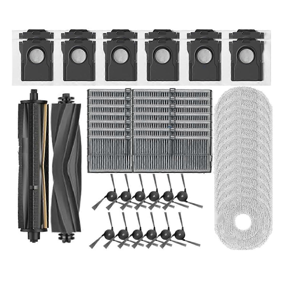 Mit Dem Saugroboter P50 Pro Ultra Kompatible Teile: Hauptseitenbürste, Hepa-filter, Reinigungstücher Und Staubbeutel