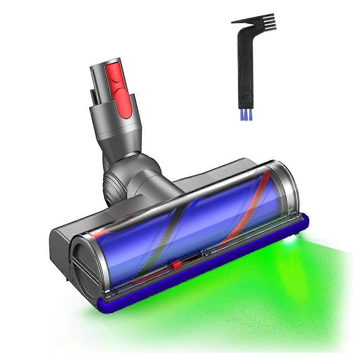 Ersatzteil Kompatibel Mit Den Staubsaugern V7, V8, V10, V11 Und V15: Elektrischer Bürstenkopf Mit Grünen Anti-staub-led-leuchten.