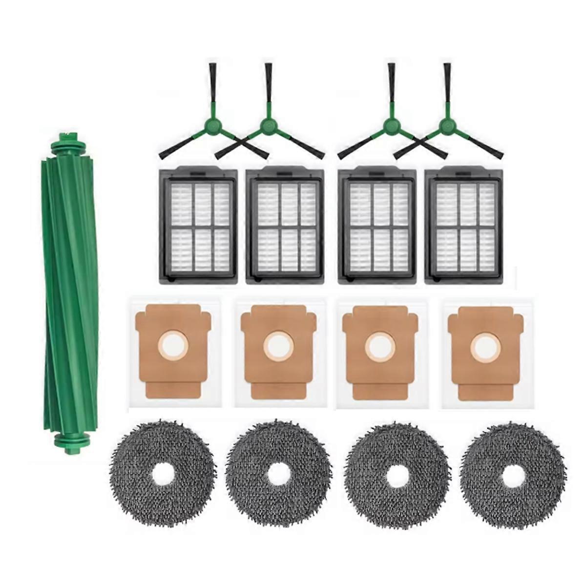 Zubehör Für Die Kombi-staubsauger Plus 405 Und 505: Hauptbürste, Wischmopp, Staubbeutel Und Filter.