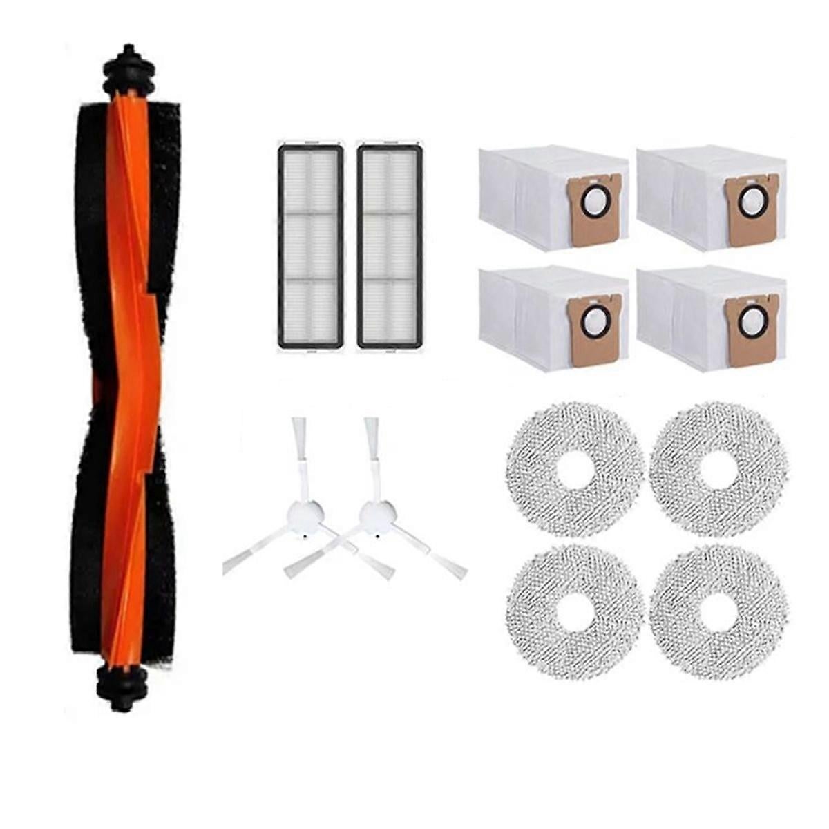 13 Zubehörteile Für Den Kehrbesen X20+/x10+/x20 Plus/x10 Plus: Hauptbürste, Filter Und Staubbeutel.