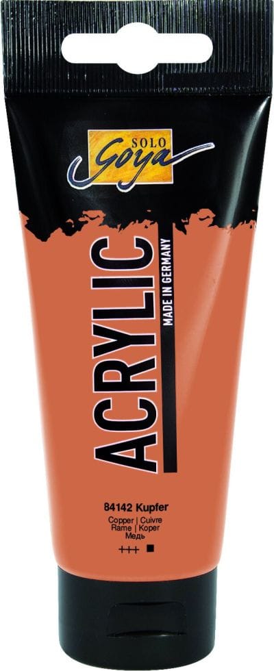 Solo Goya Acrylic Tube kupfer 100 ml Künstlerfarben - Kreul