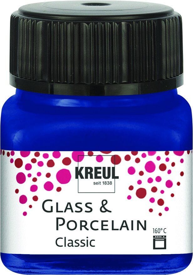 Kreul - Glass & Porcelain Classic royalblau 20 ml Künstlerfarben