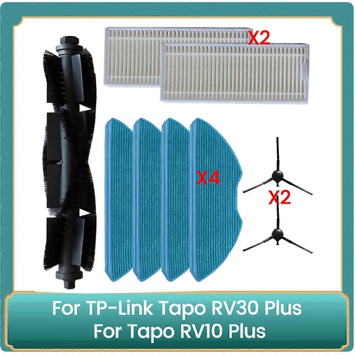 9-teiliges Bürsten- Und Filterset, Kompatibel Mit Dem Staubsauger Rv30/rv10 Plus