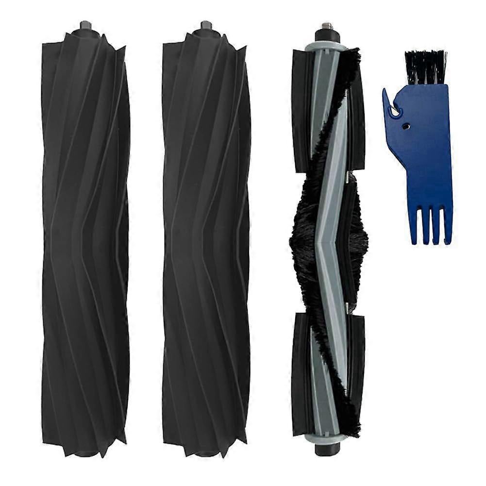 Set Mit 4 Ersatzteilen Für Den X2 Omni Staubsauger: Rotierende Bürste Und Hauptbürste.