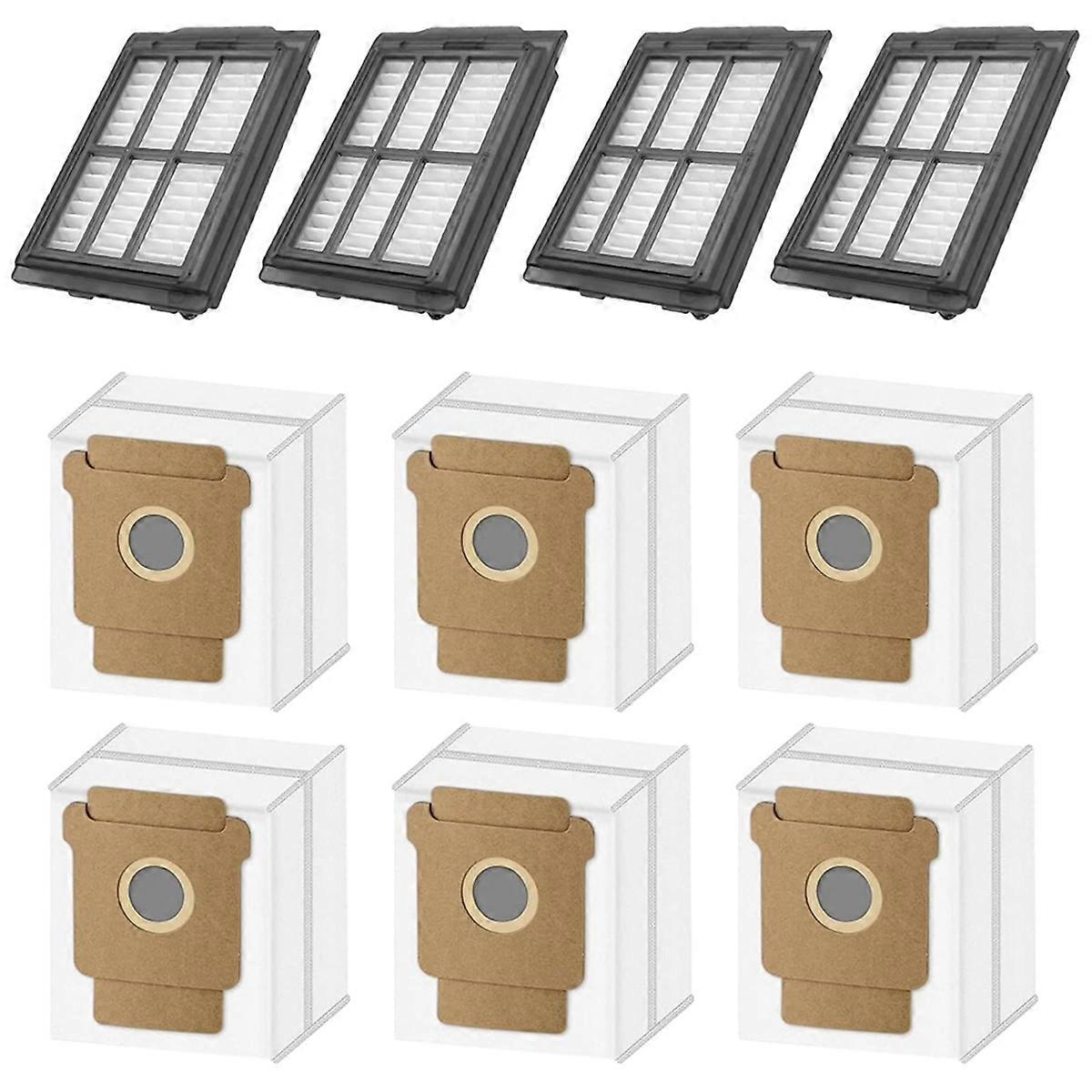 Packung Mit 10 Ersatzteilen, Kompatibel Mit Den Kombi-staubsaugern Plus 505 Und 405: Hepa-filter Und Staubfilter.