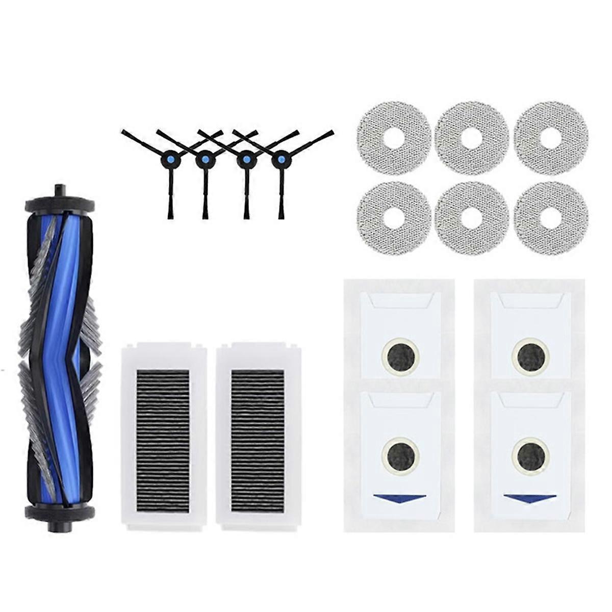 Zubehör Kompatibel Mit Den Saugrobotern Debot N30 Omni/n30 Pro Omni: Hauptseitenbürste, Hepa-filter, Tuch Und Staubbeutel.