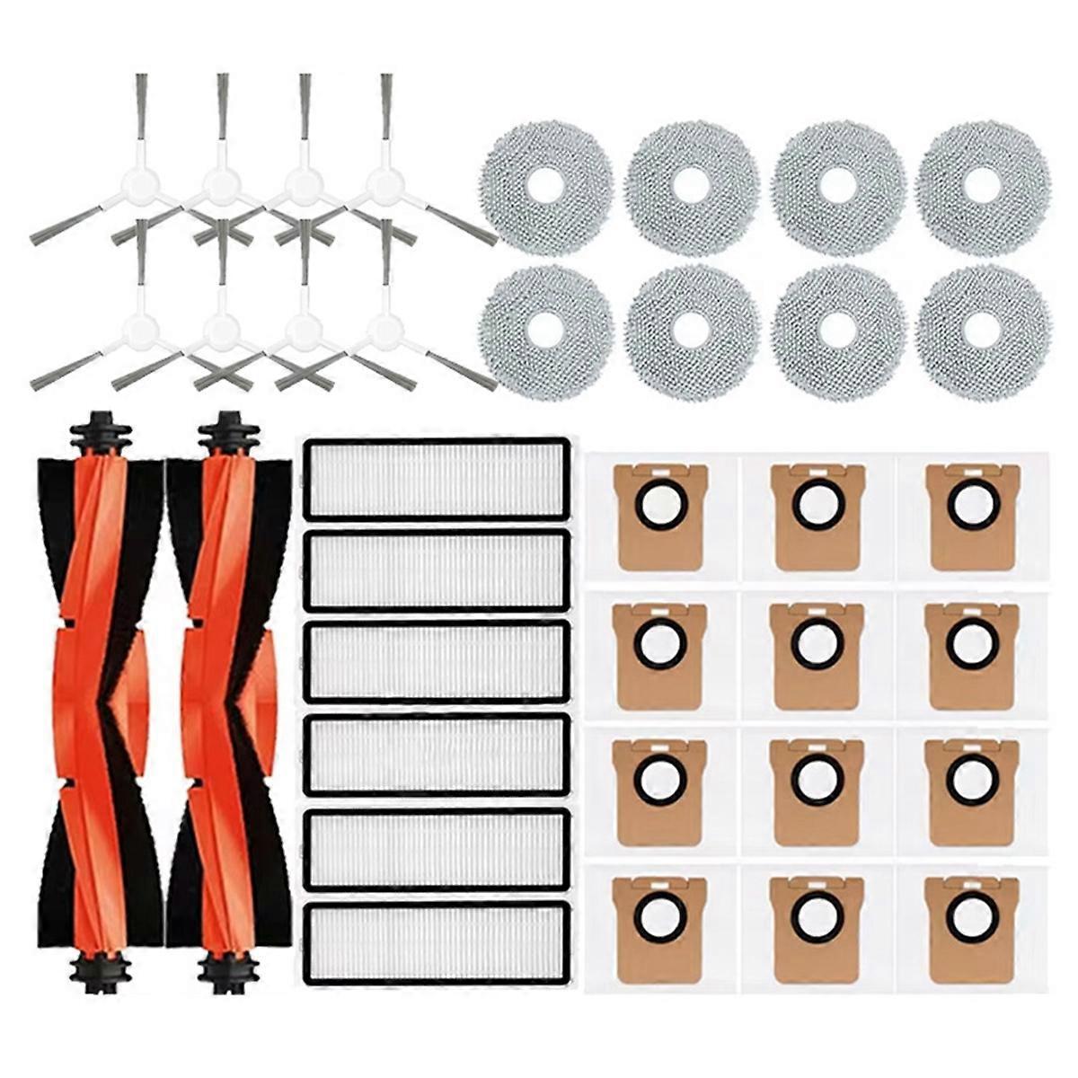 Zubehör Kompatibel Mit Den Saugrobotern X20+, X10+, X20 Plus Und X10 Plus: Hauptseitenbürste, Hepa-filter Und Reinigungstuch.