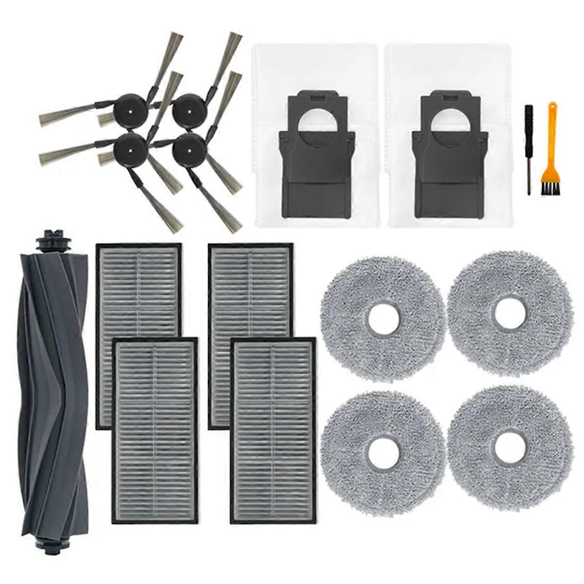 Für Die Saugroboter X40, X40 Ultra Und X40 Pro: Hauptseitenbürste, Reinigungspads, Hepa-filter