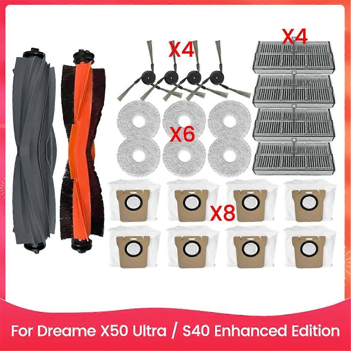 24-teiliges Set Inklusive Bürste, Filter, Staubbeutel Und Reinigungstuch Für Den Xiaomi Mijia Omni M40 Staubsauger