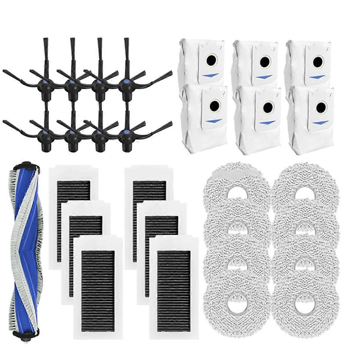 Ersatzteile Für Den Cobos Debot X5 Omni/x5 Pro Staubsauger: Rotierende Bürste, Seitenbürste, Hepa-filter, Staubbeutel Und Reinigungstuch.