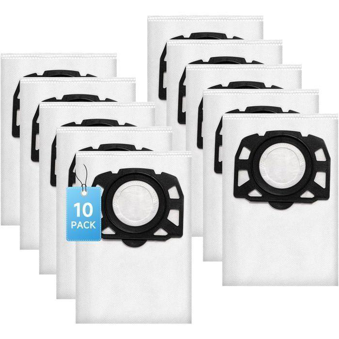 Packung Mit 10 Beuteln Für Kärcher Wd4 / Wd6 / Premium / Mv4 / Mv5 / Mv6 Staubsauger