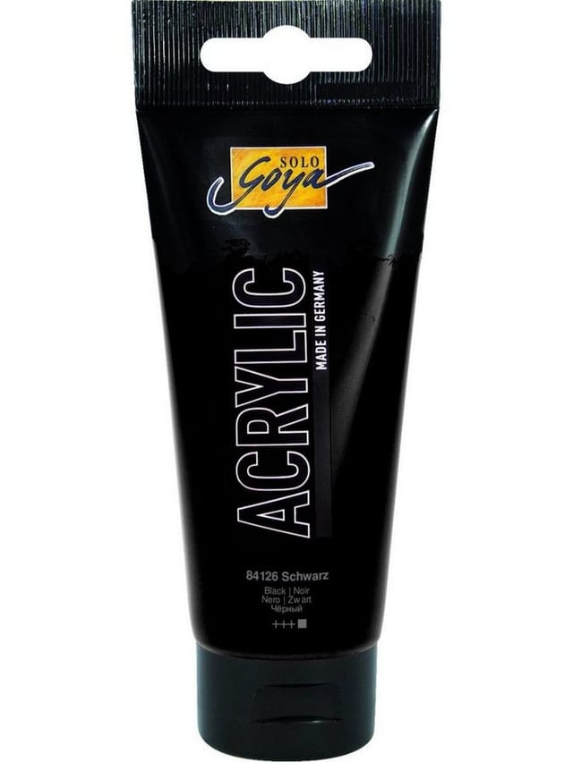 Acrylfarbe schwarz 100 ml Künstlerfarben - Kreul