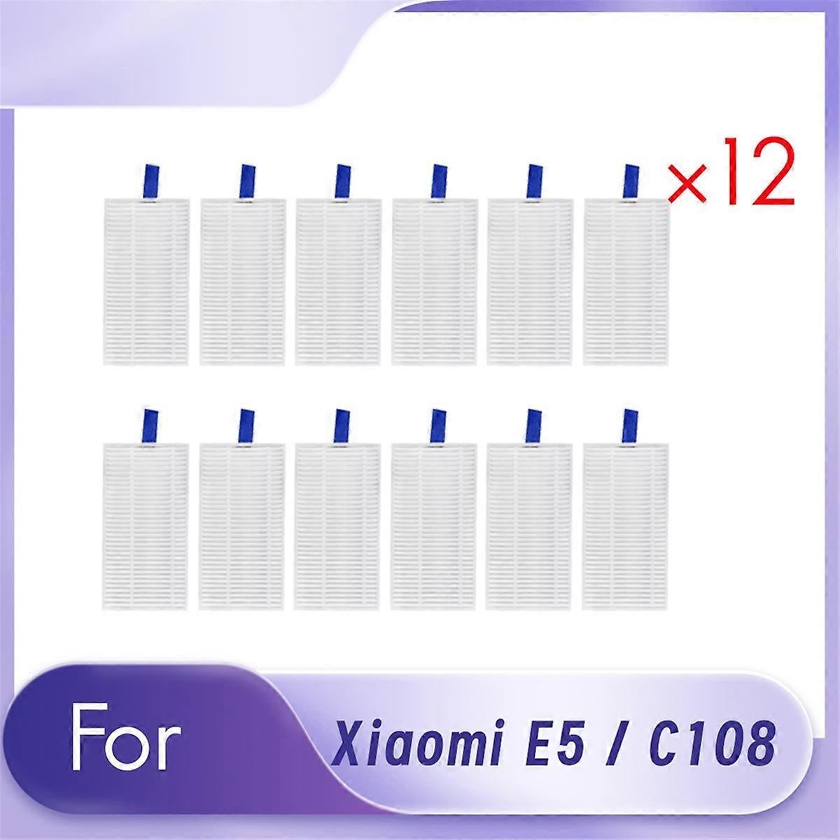 Packung Mit 12 Reinigungsfiltern, Kompatibel Mit E5/c108 Saugrobotern – Ersatzteile