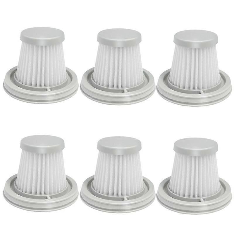 6er-pack Hepa-filter, Kompatibel Mit Handstaubsaugern, Haushalts- Und Autostaubsaugern Sowie Kabellosen Ministaubsaugern Waschbare Filter Ersatzteile Erhältlich